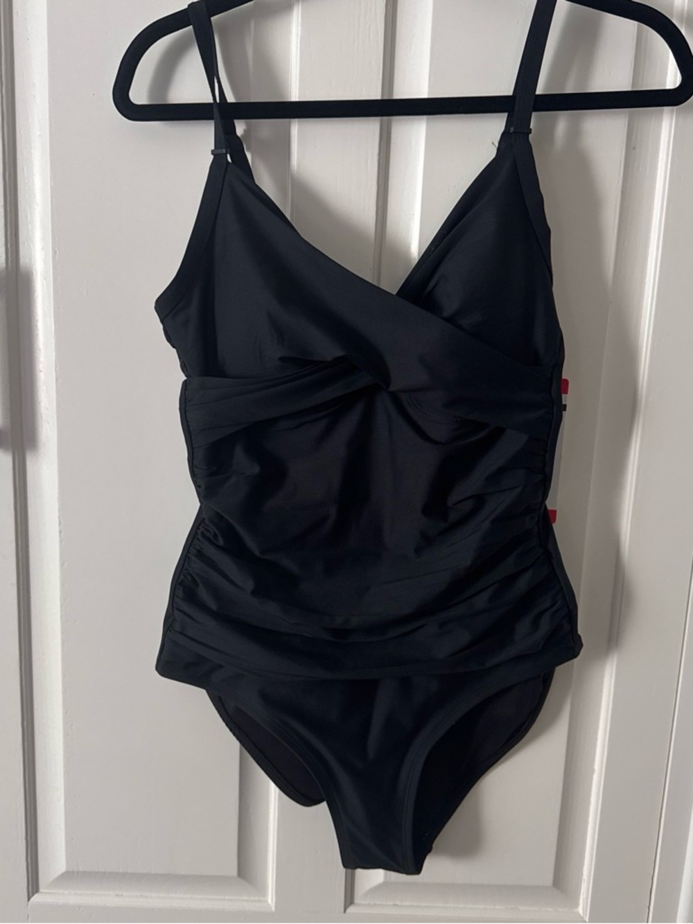 DKNY One-Piece Swimsuit with Ruched Front